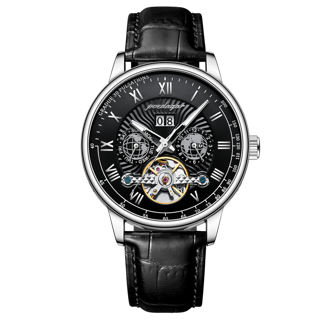 Voyager Rose Gold Automatic Watch Poedagar