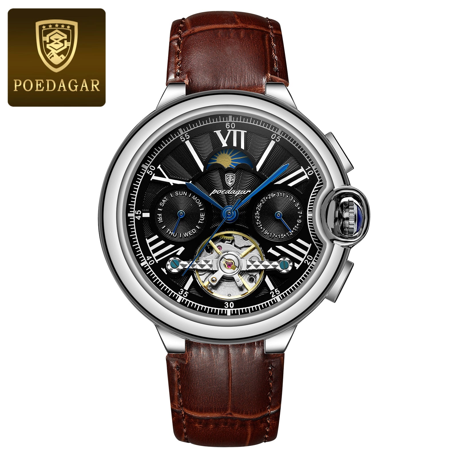 Horizon Moonphase Automatic Watch Poedagar