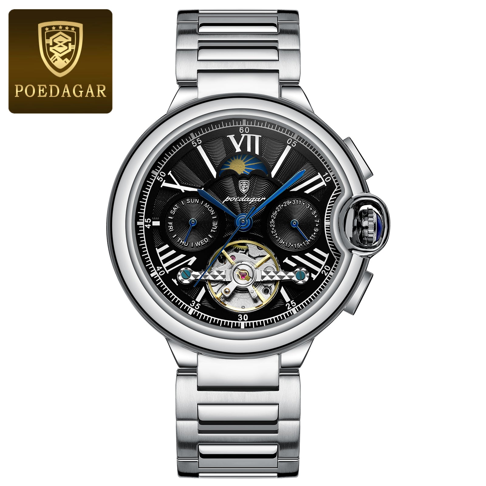 Horizon Moonphase Automatic Watch Poedagar