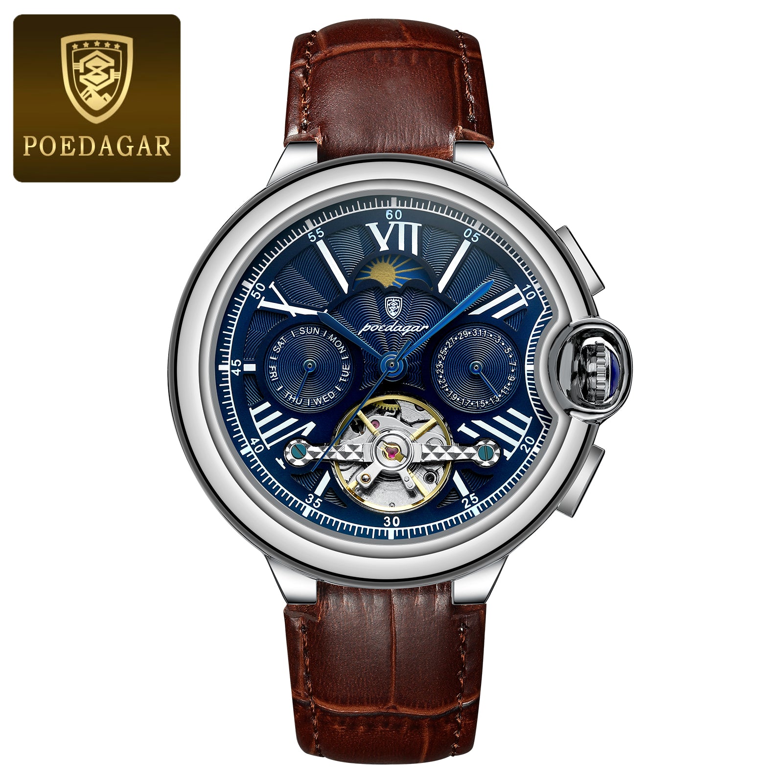 Horizon Moonphase Automatic Watch Poedagar