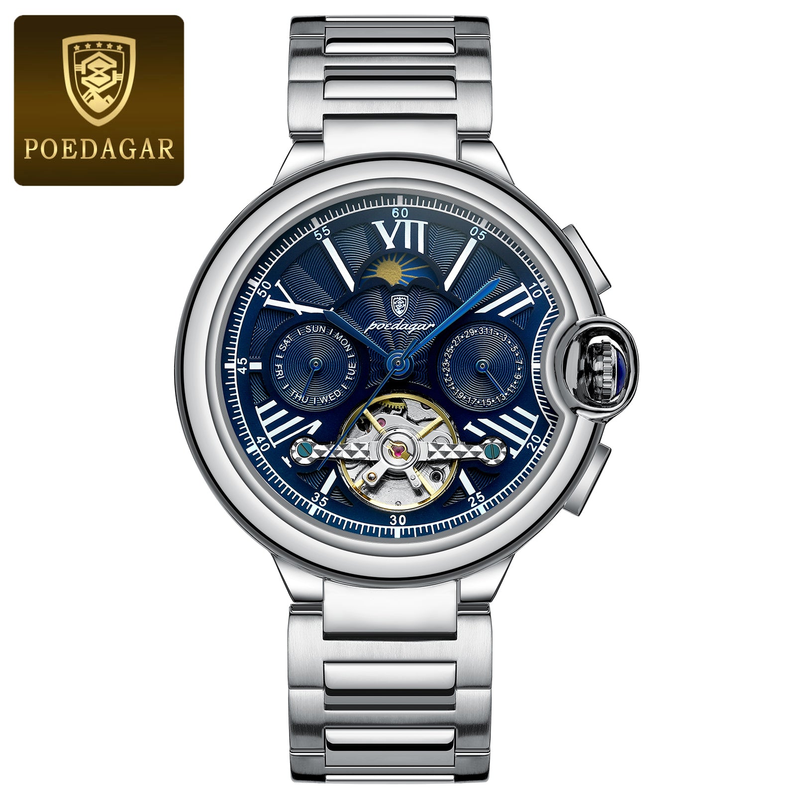 Horizon Moonphase Automatic Watch Poedagar