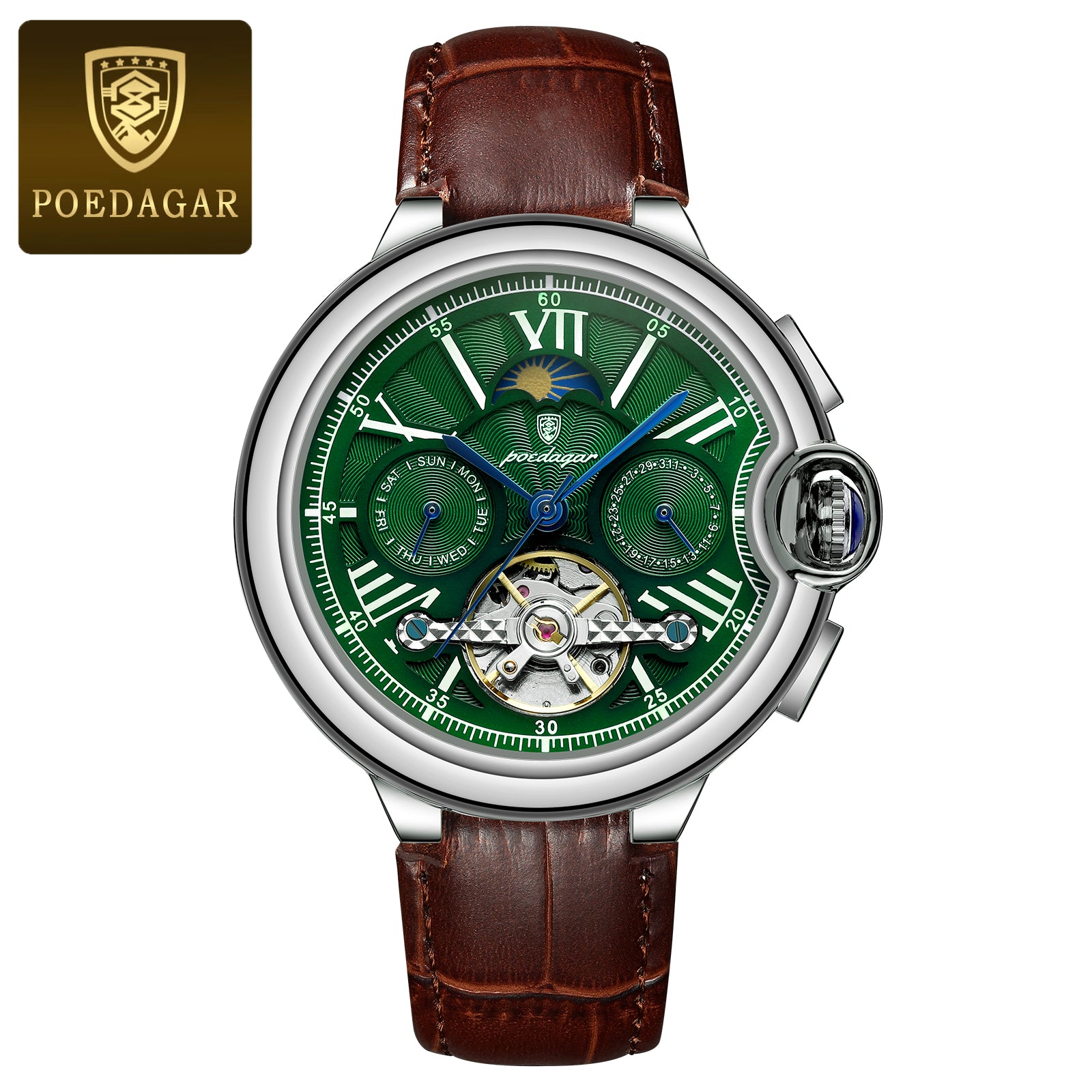 Horizon Moonphase Automatic Watch Poedagar