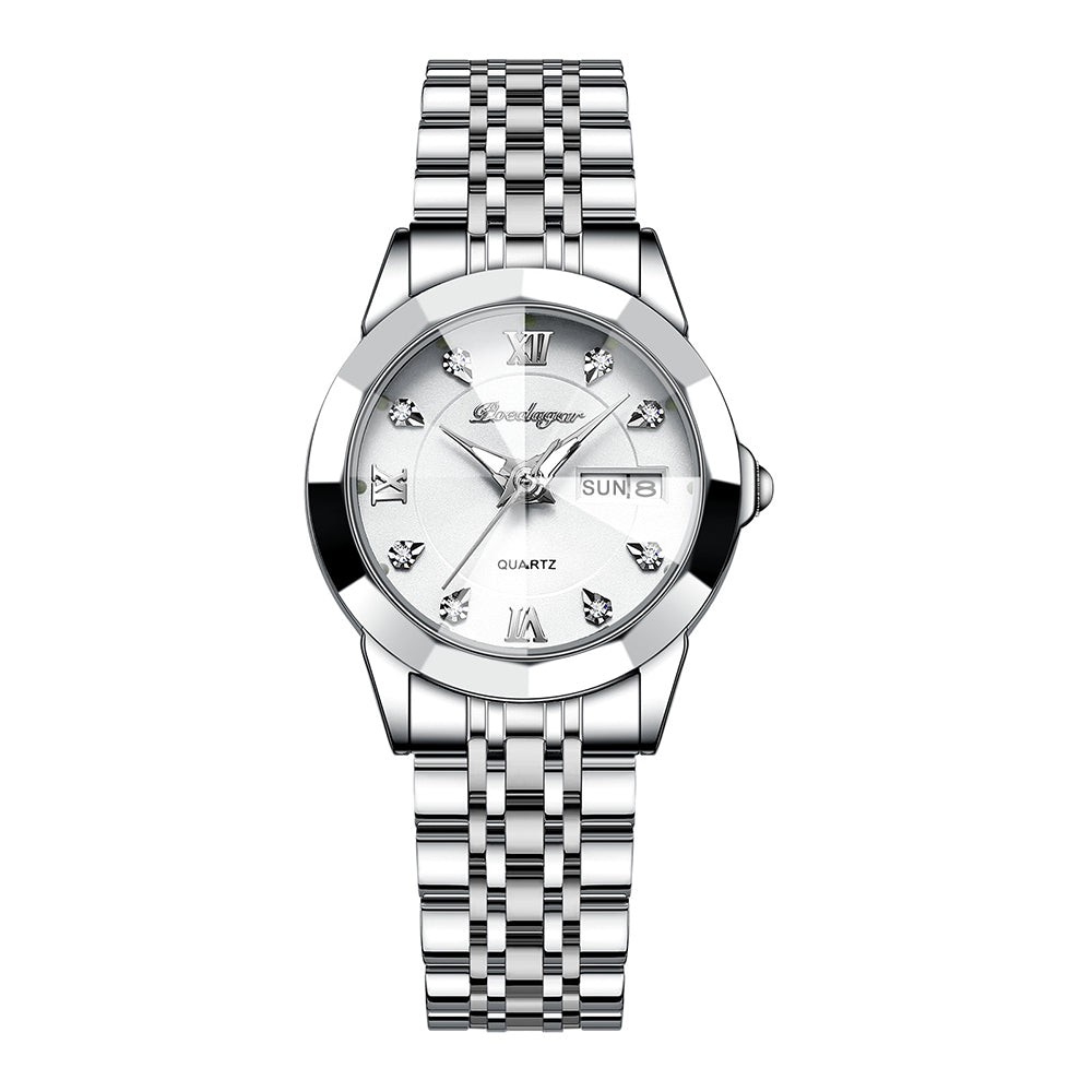Beatrix Steel Watch Poedagar