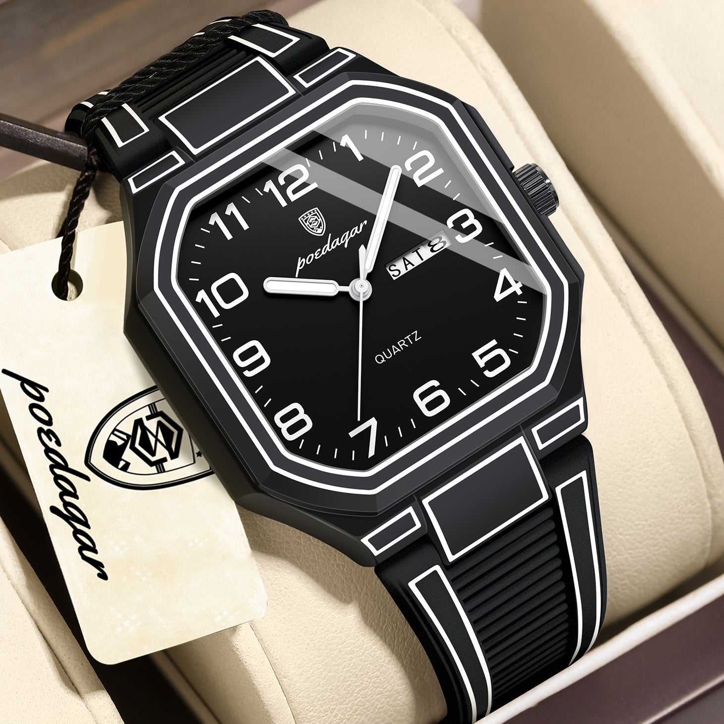 Ridgeline Day-Date Watch - men's watches, men's classic watches | New Jersey UK