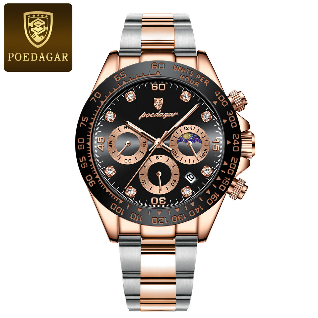 Sutherland Diamond Chronograph Watch Poedagar