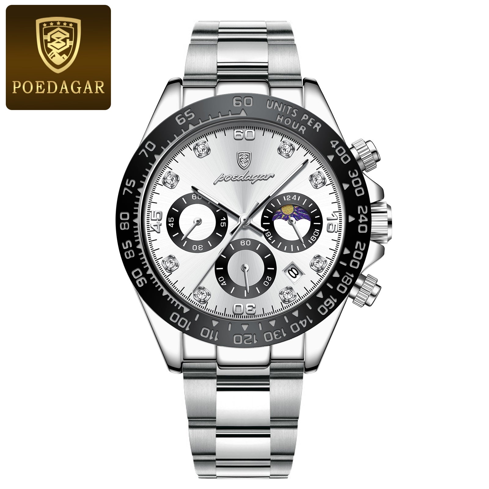 Sutherland Diamond Chronograph Watch Poedagar