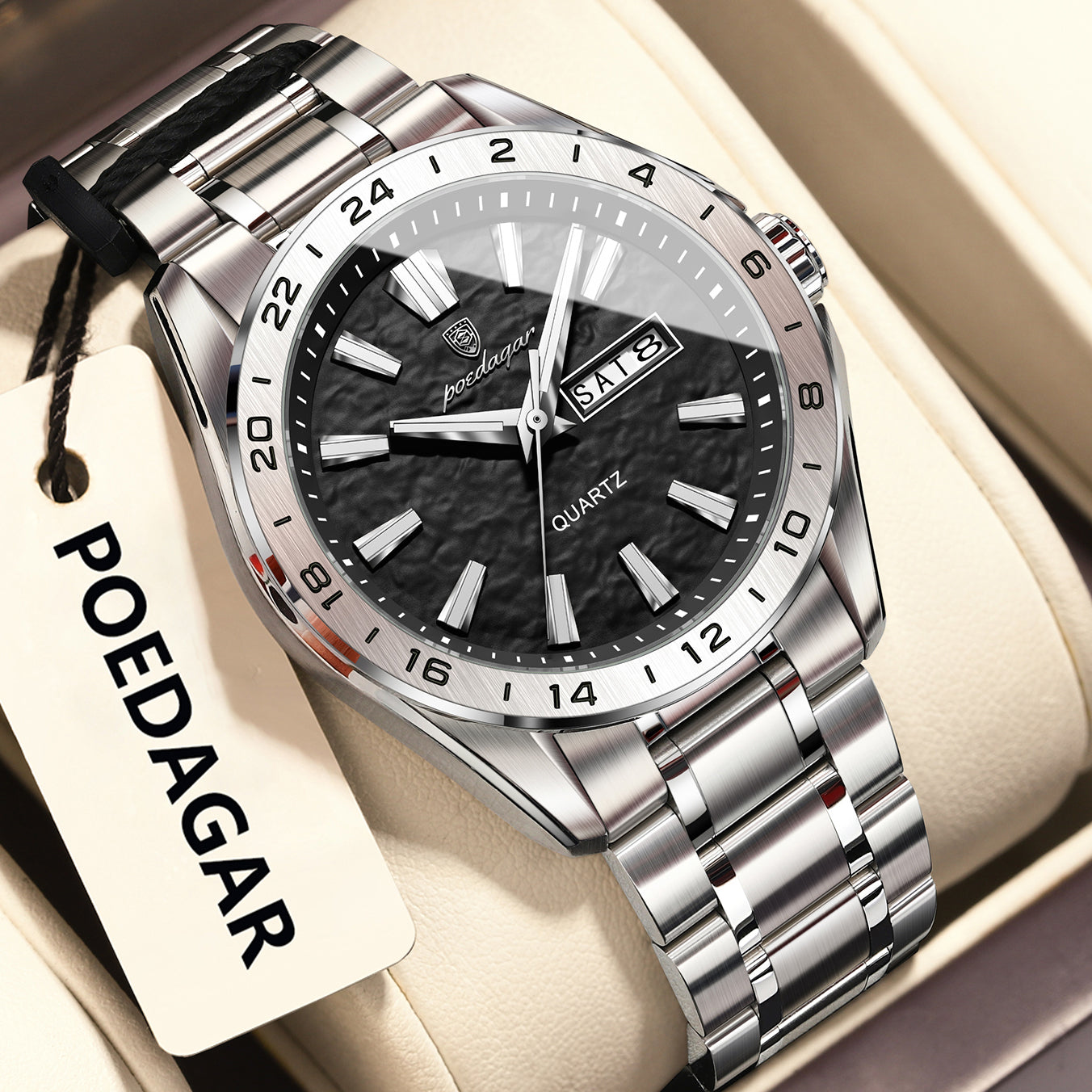 Barrister GMT Watch Poedagar