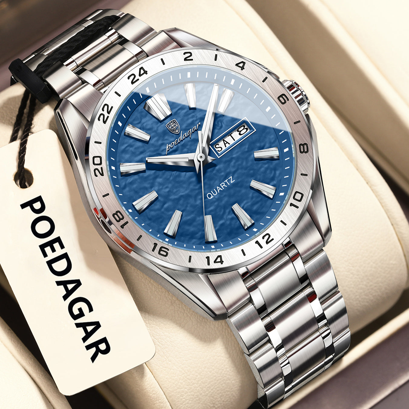 Barrister GMT Watch Poedagar
