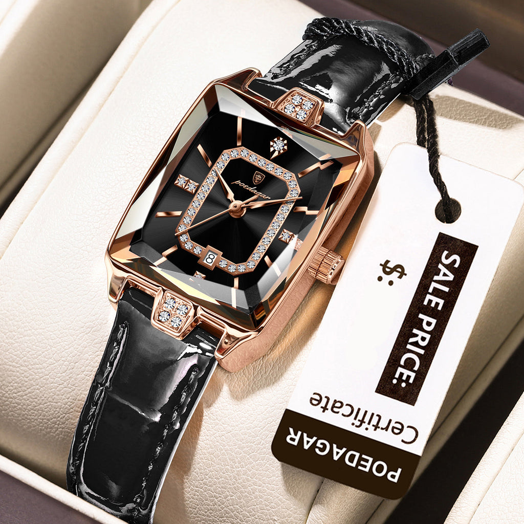 Lucienne Leather Watch Poedagar