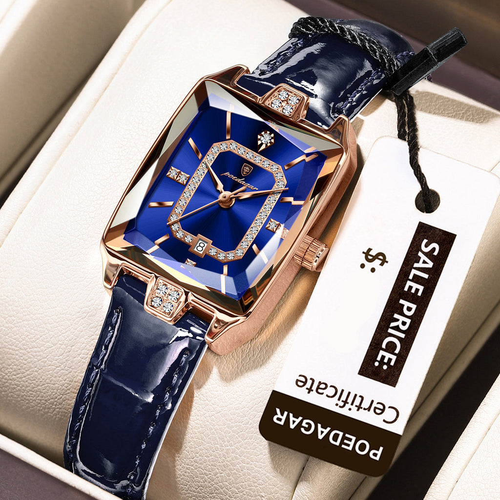 Lucienne Leather Watch Poedagar