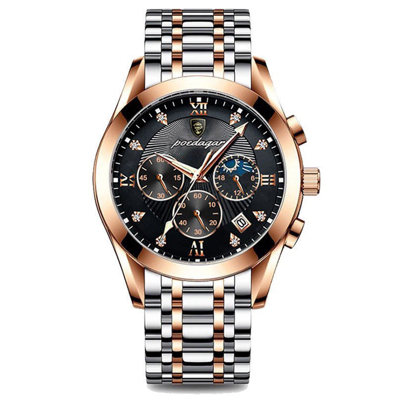 Ashford Rose Gold Moonphase Watch Poedagar