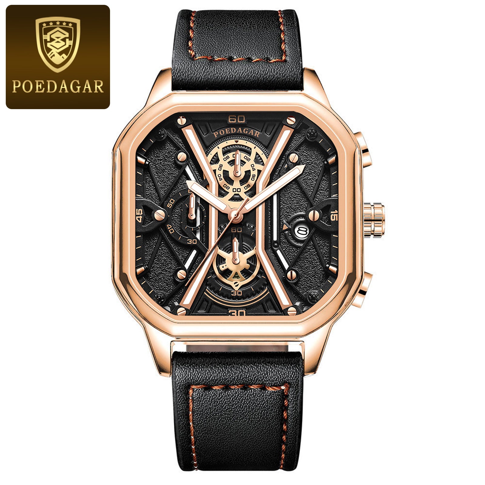 Ironclad Skeleton Watch Poedagar