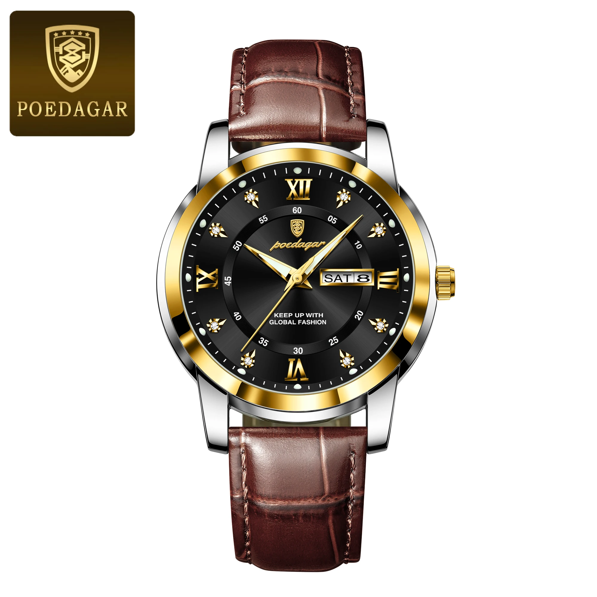 Kensington Two-Tone Watch Poedagar