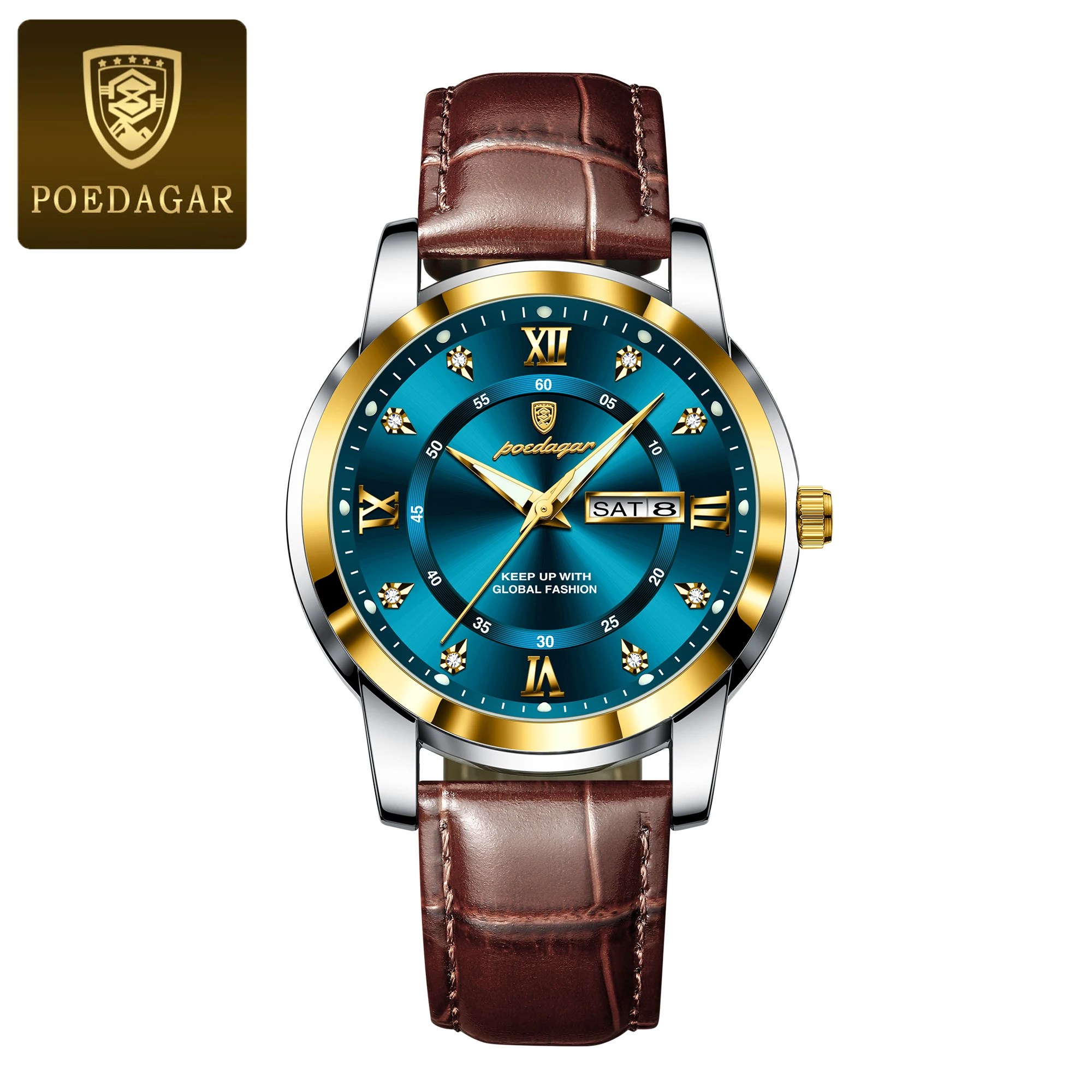 Kensington Two-Tone Watch Poedagar