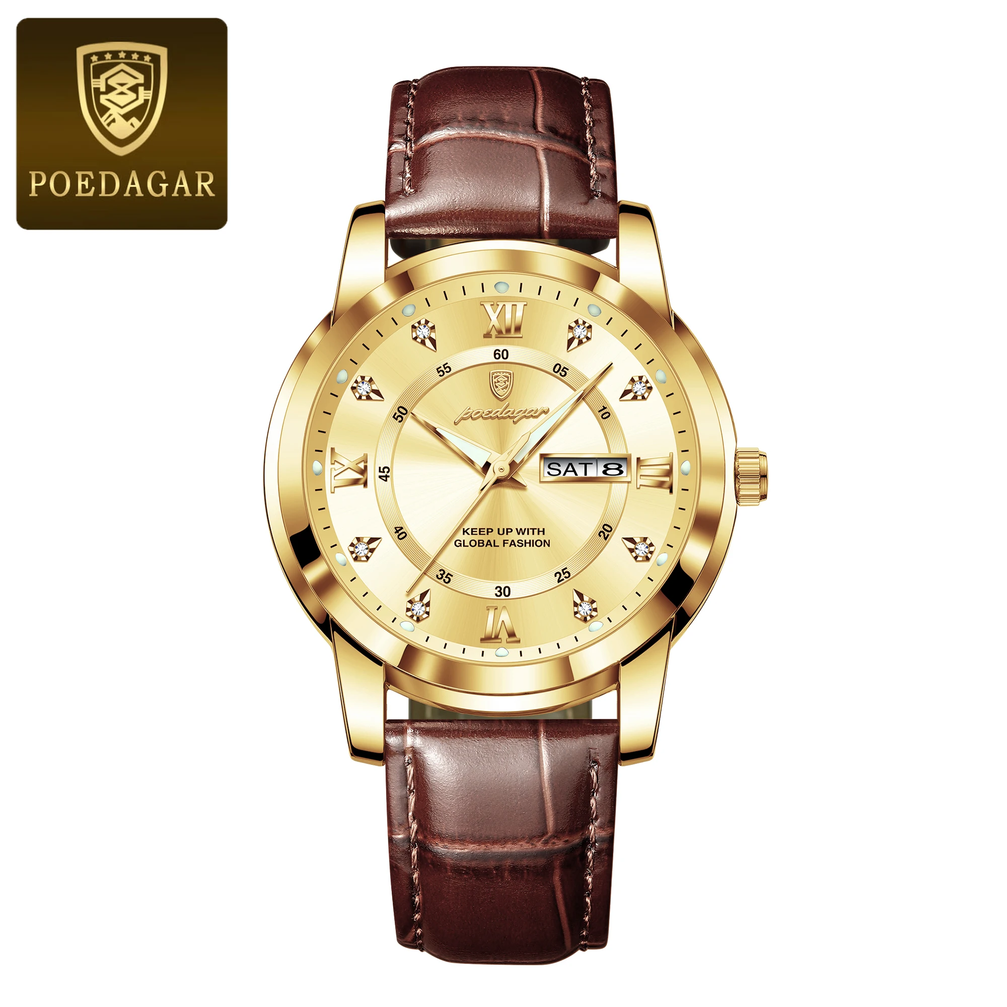 Kensington Two-Tone Watch Poedagar