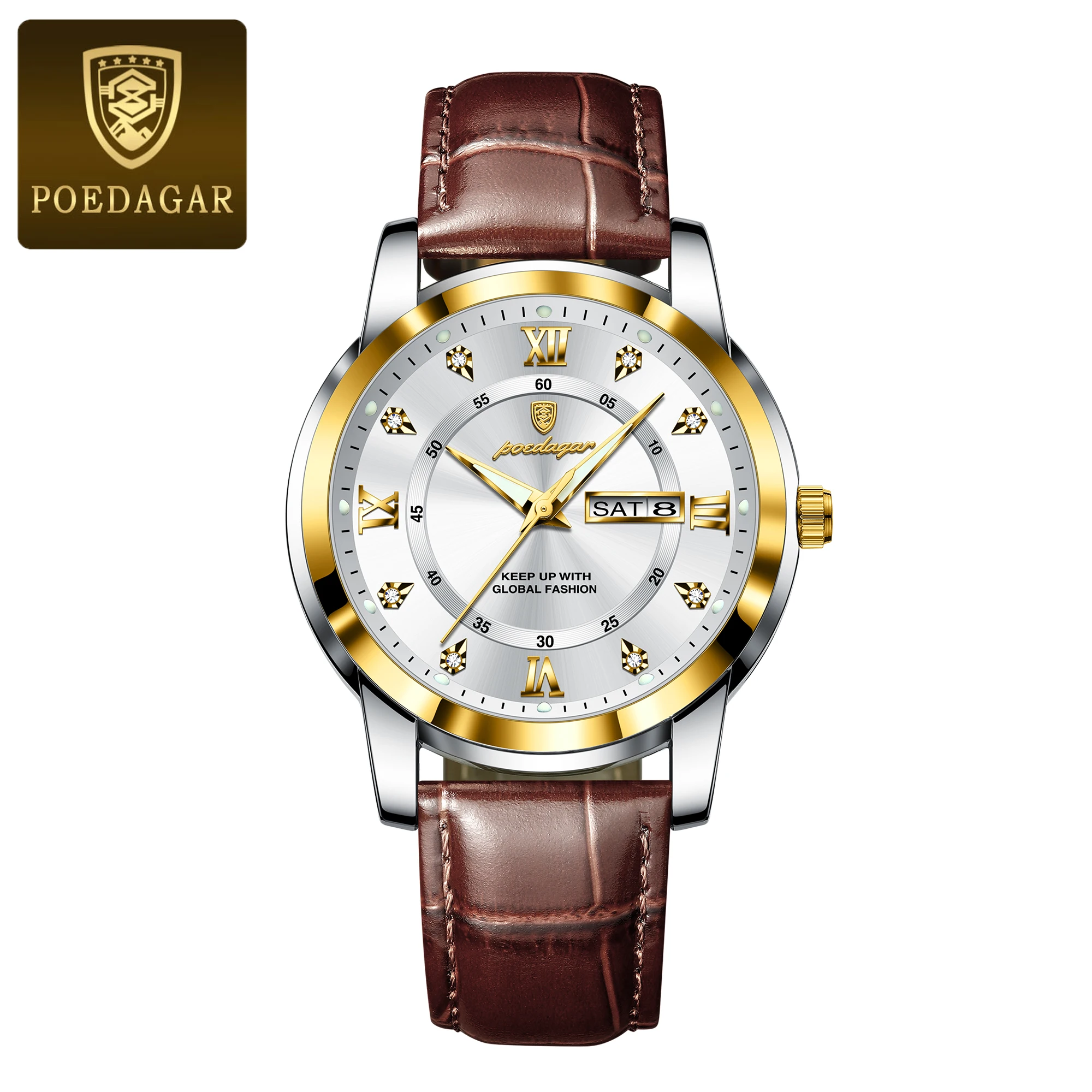 Kensington Two-Tone Watch Poedagar