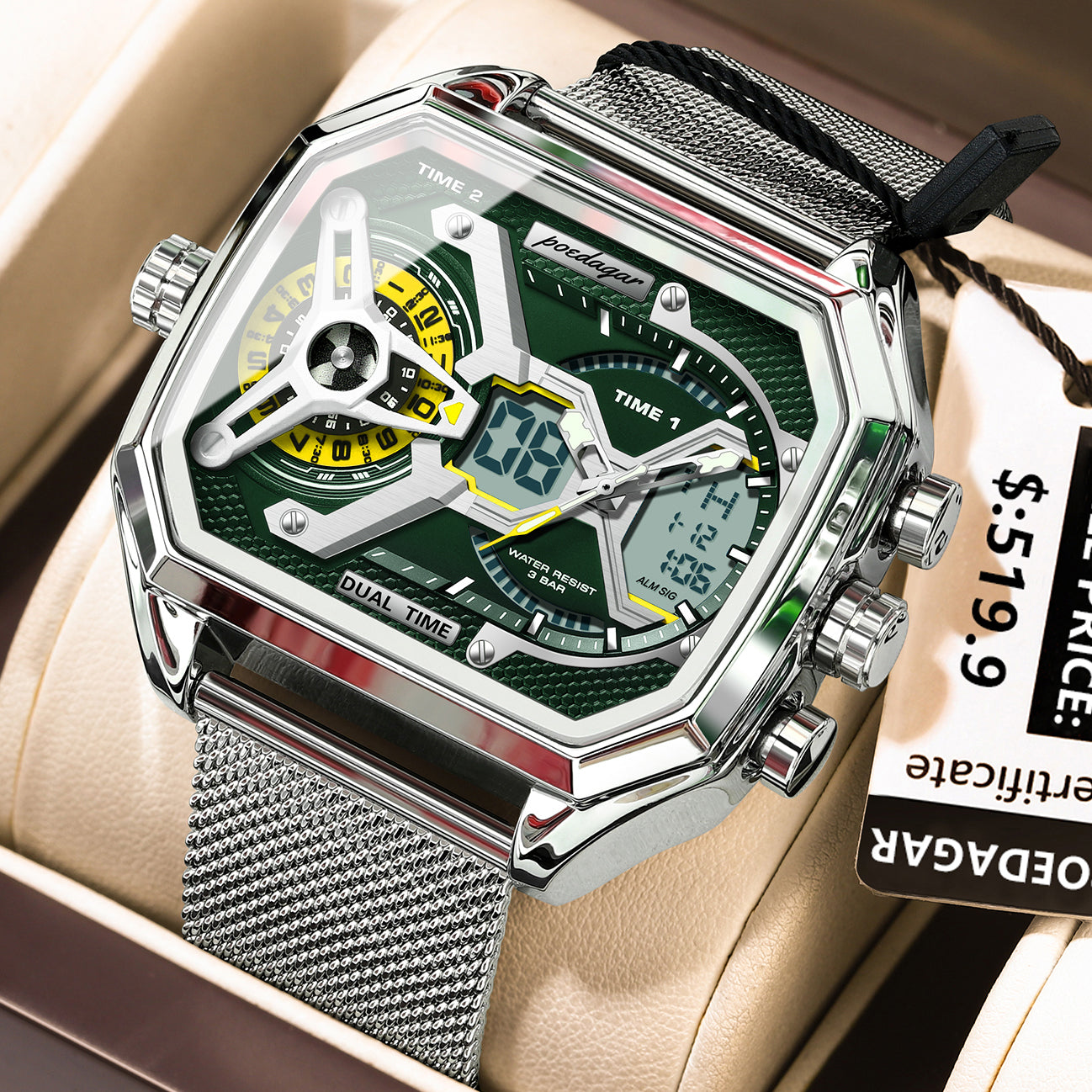 Vertex Dual-Time Watch Poedagar