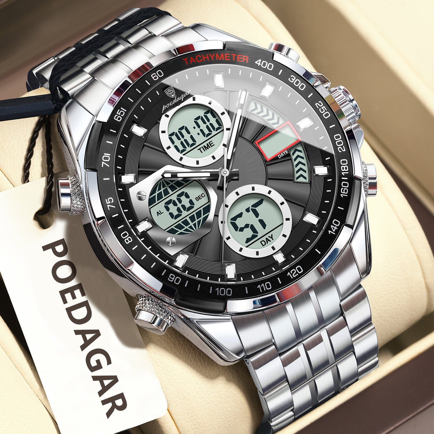 Atlas Chronograph Watch Poedagar