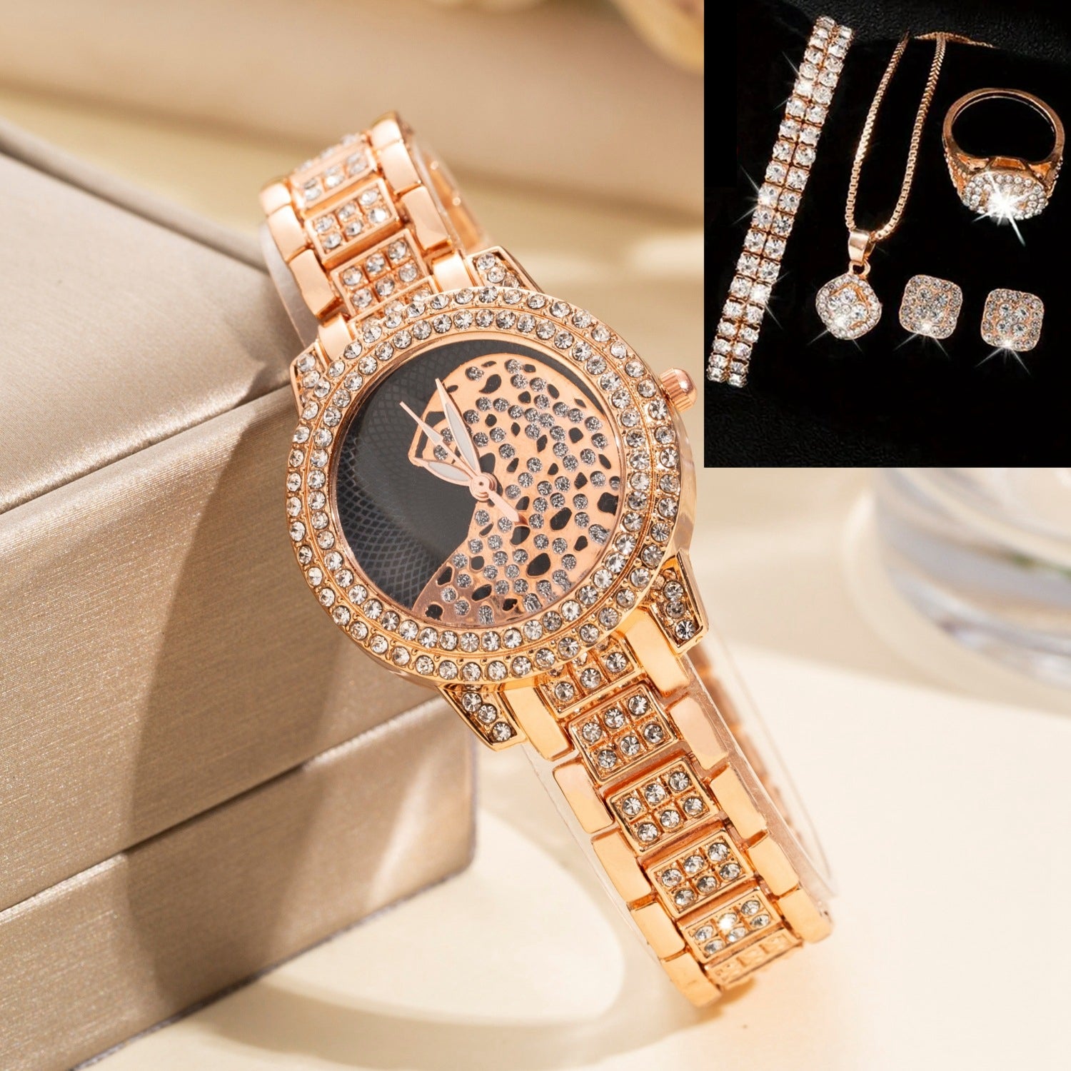 Odette Wild Print Watch Elodie