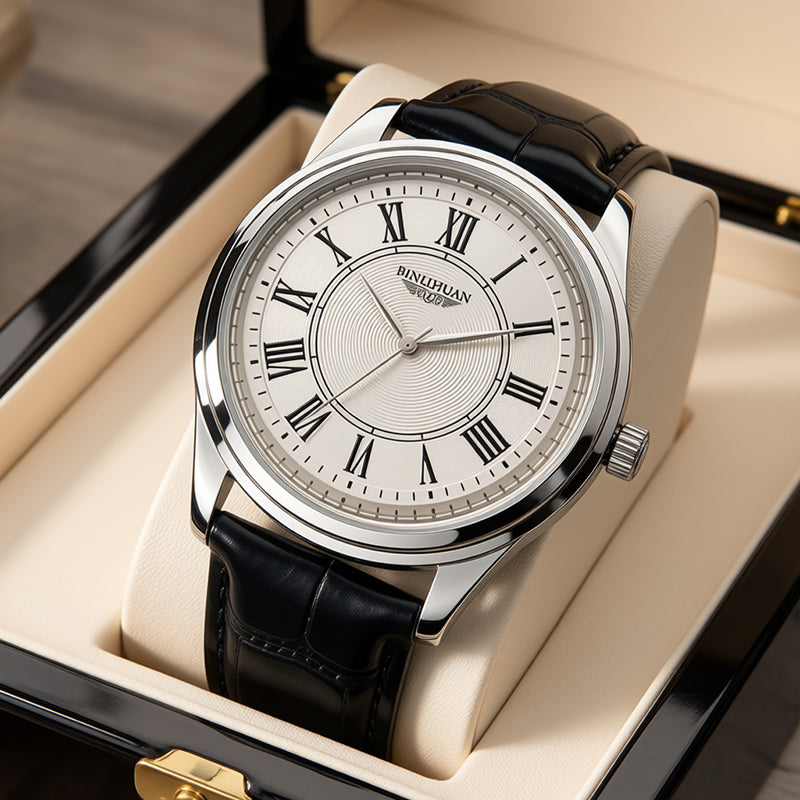 Heritage Platinum Chronograph Watch Binlihuan