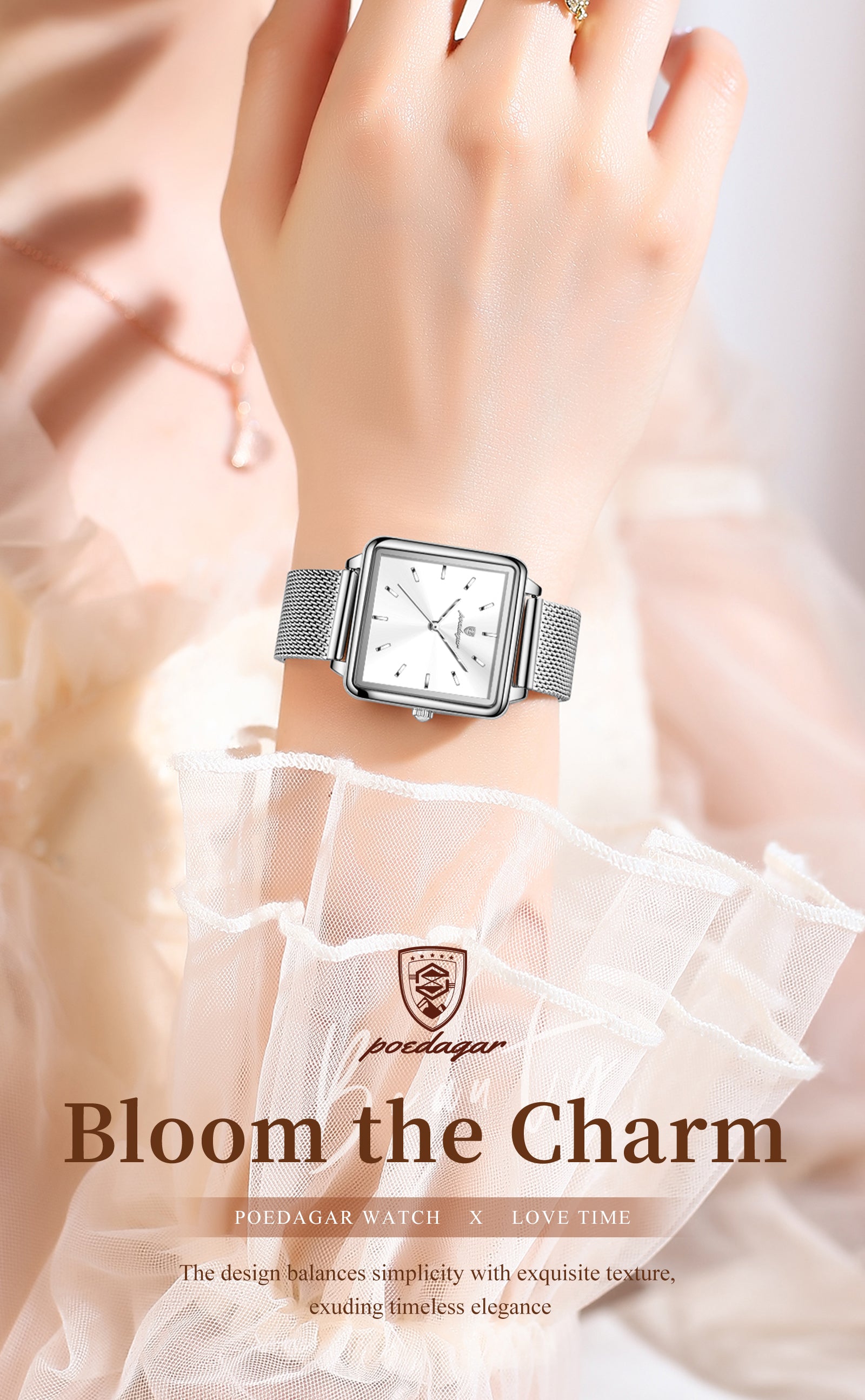 Josephine Necklace Watch Poedagar