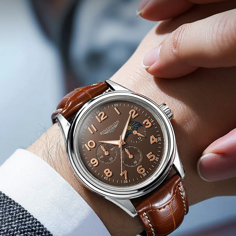 Crimson Elite Chronograph Watch Binlihuan