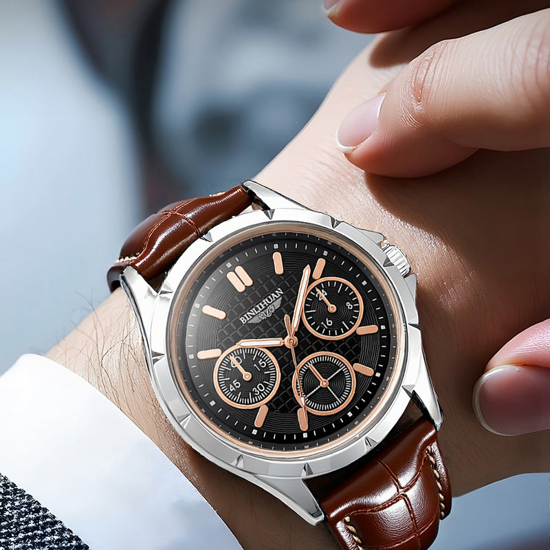 Sapphire Crest Chronograph Watch Binlihuan