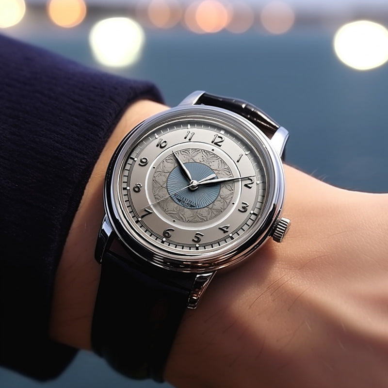 Platinum Vesper Chronograph Watch Binlihuan