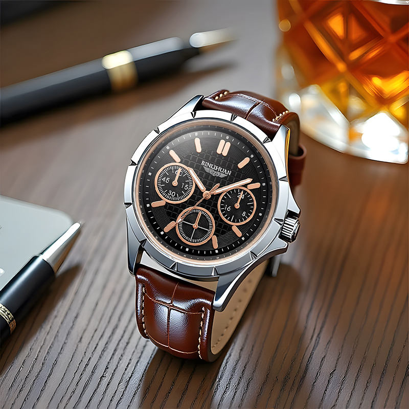 Sapphire Crest Chronograph Watch Binlihuan