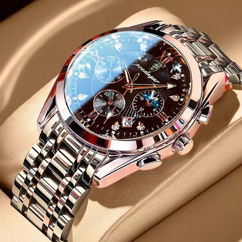 Ashford Rose Gold Moonphase Watch - men's watches, men's classic watches | New Jersey UK