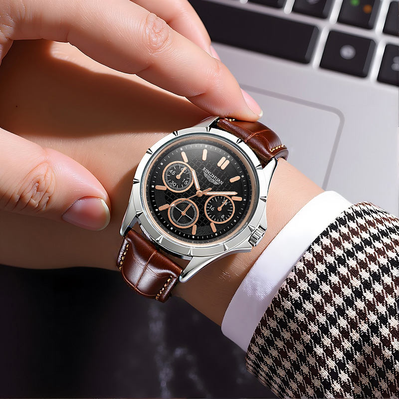 Sapphire Crest Chronograph Watch Binlihuan