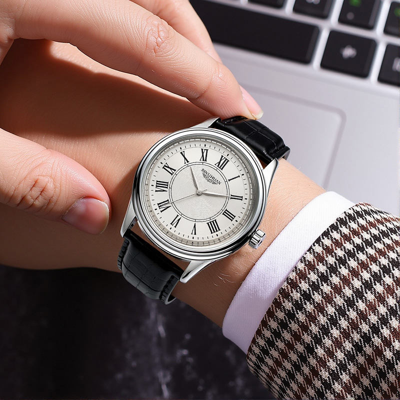 Heritage Platinum Chronograph Watch Binlihuan