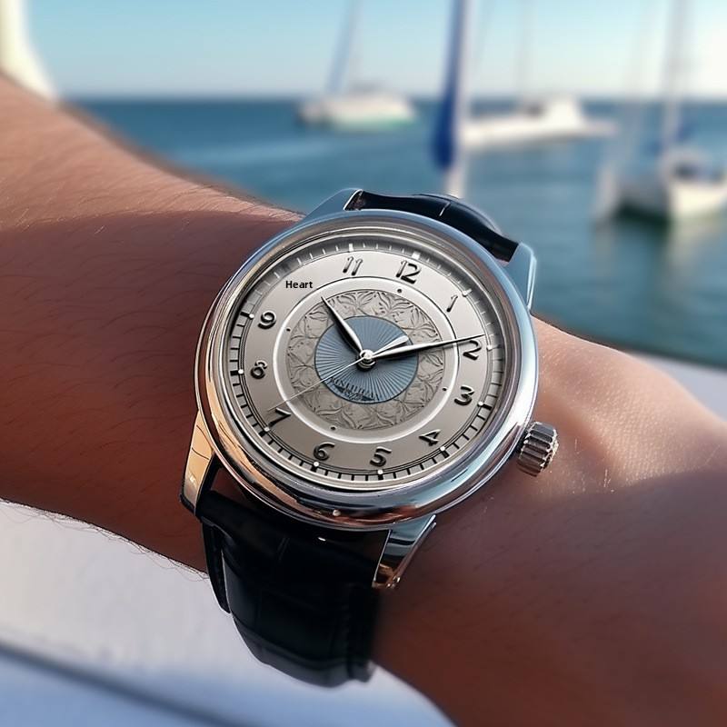 Platinum Vesper Chronograph Watch Binlihuan