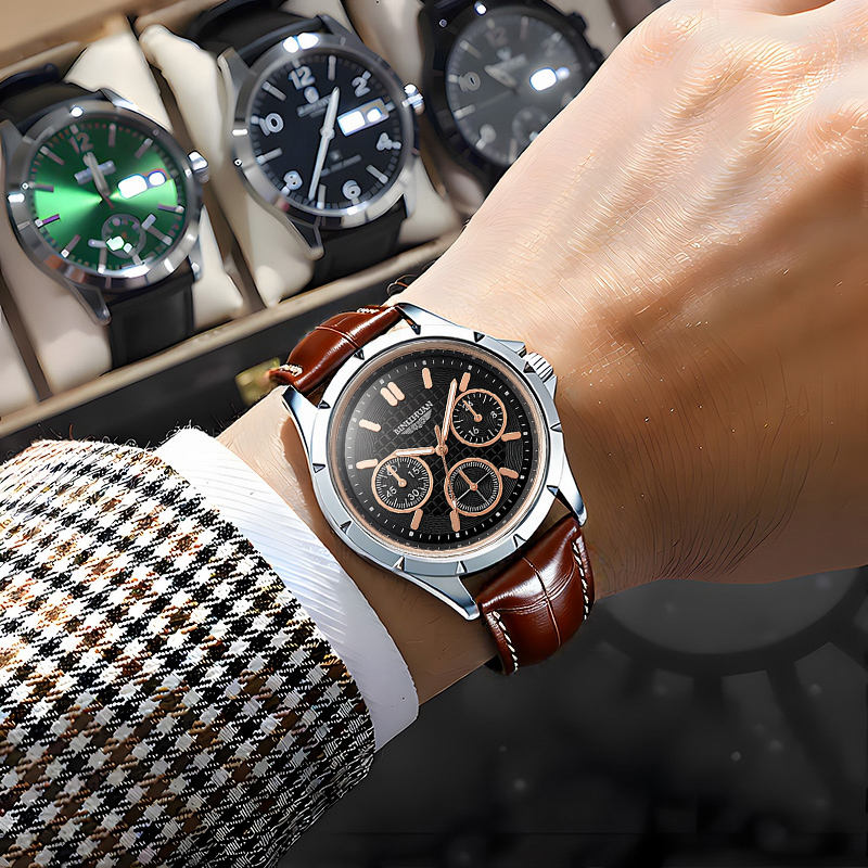 Sapphire Crest Chronograph Watch Binlihuan