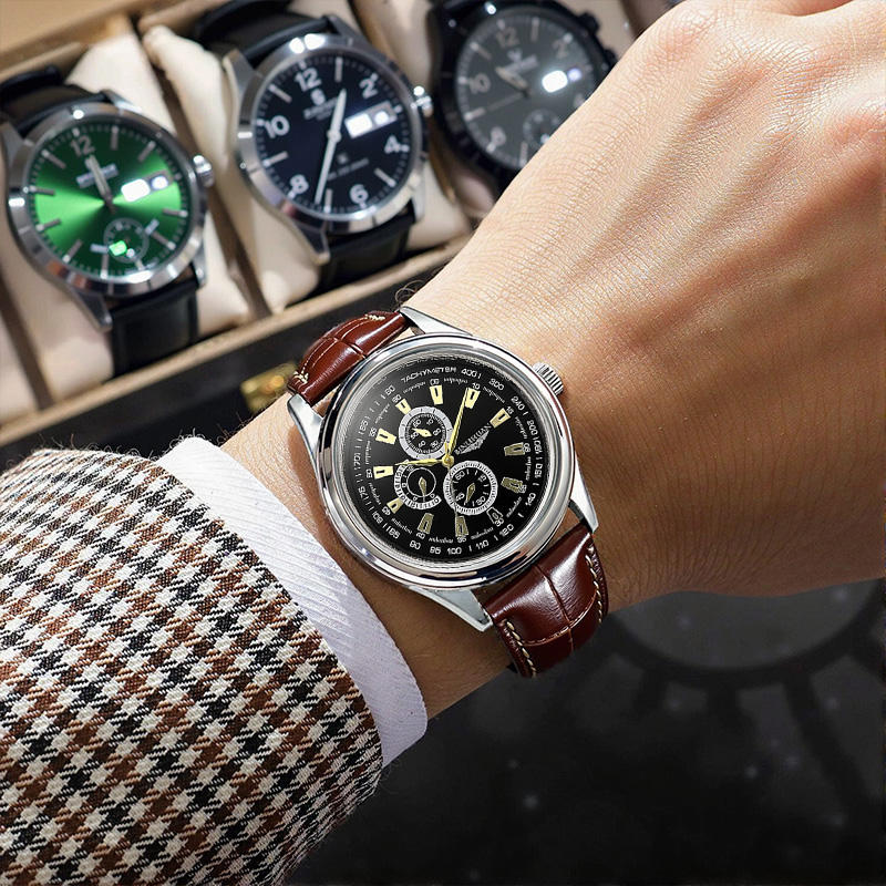 Argent Heritage Chronograph Watch Binlihuan