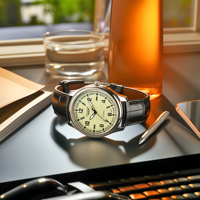 Zephyr Sapphire Chronograph Watch Binlihuan