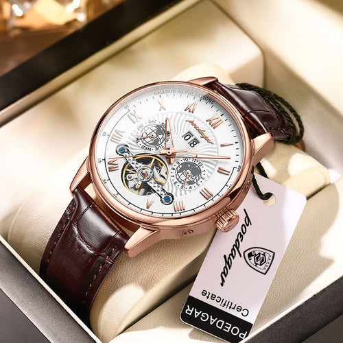 Voyager Rose Gold Automatic Watch - men's watches, men's automatic watches | New Jersey UK