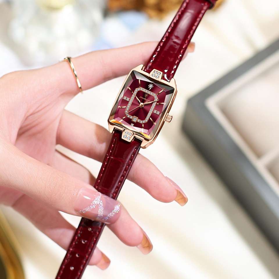 Lucienne Leather Watch Poedagar