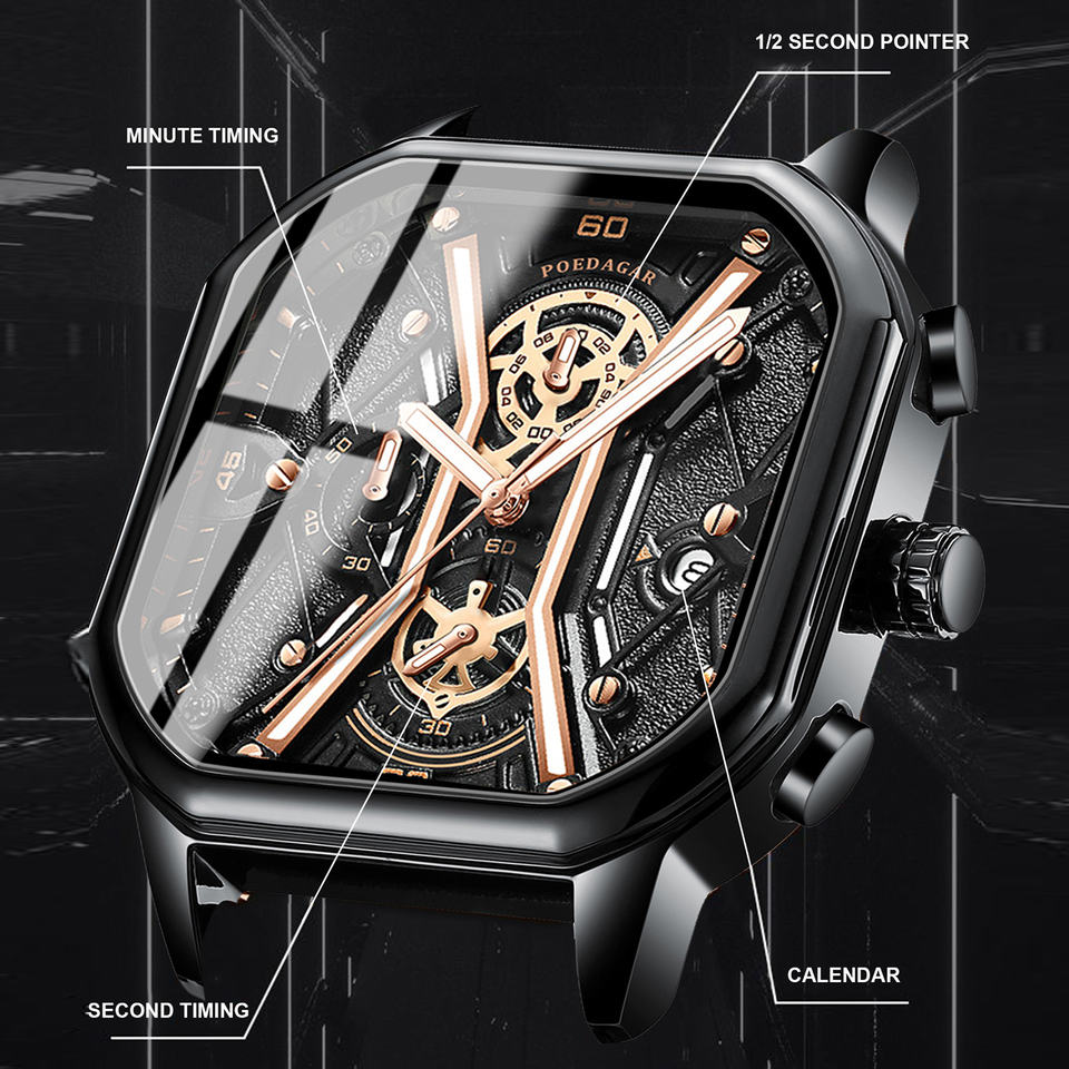 Ironclad Skeleton Watch Poedagar