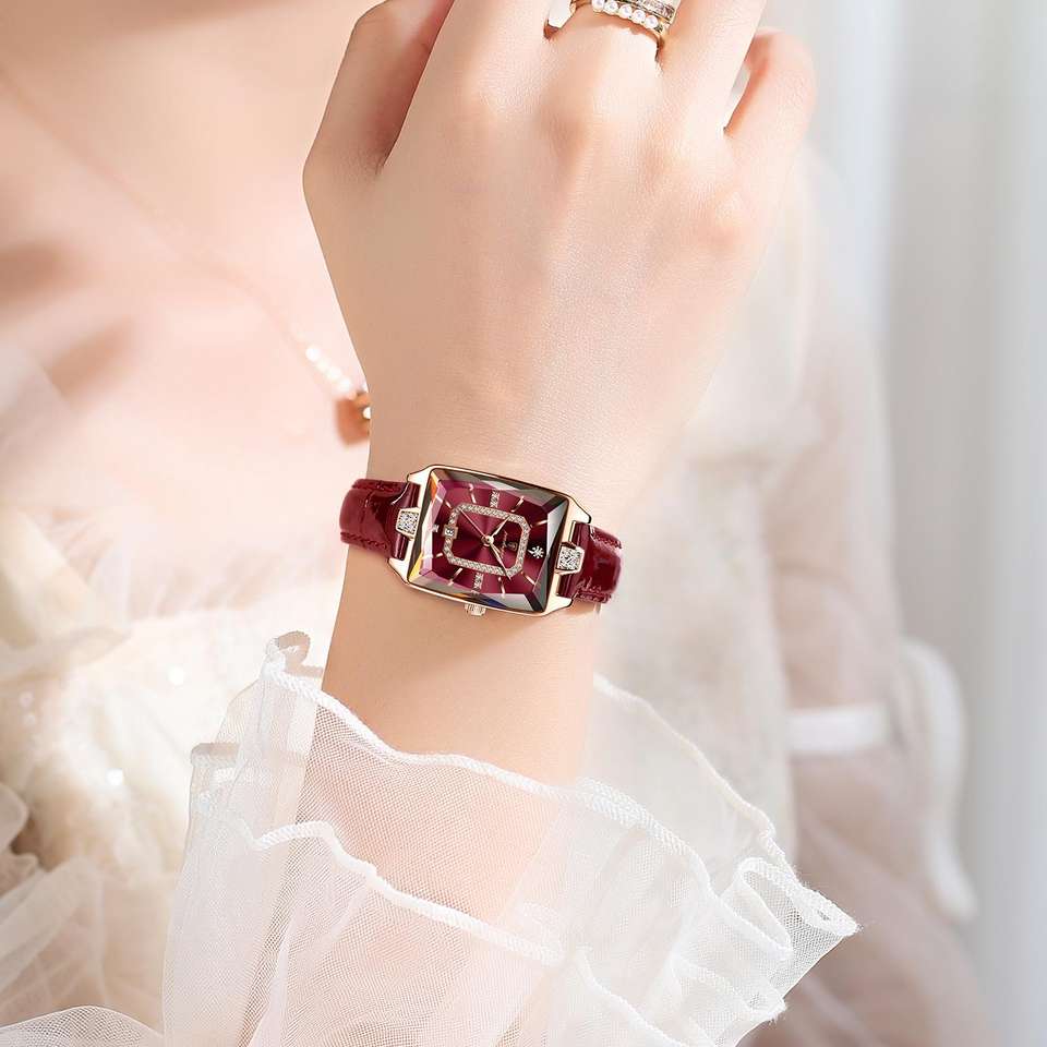 Lucienne Leather Watch Poedagar