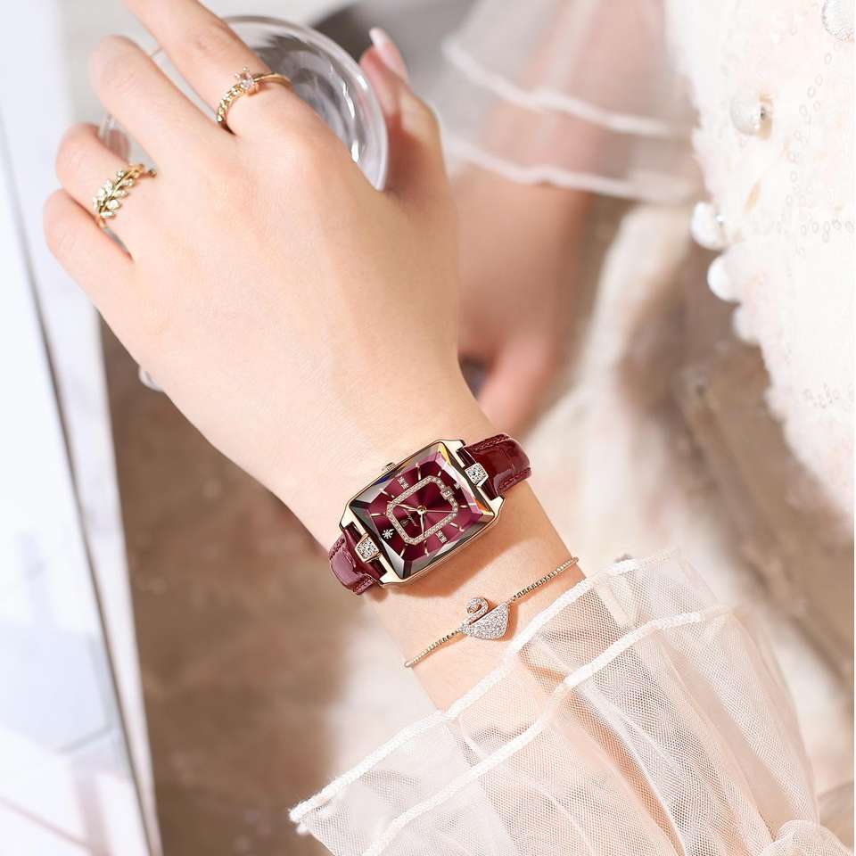 Lucienne Leather Watch Poedagar