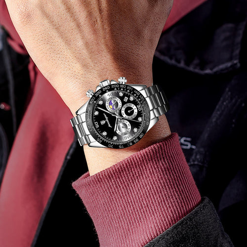Camden Moonphase Chronograph Watch Poedagar
