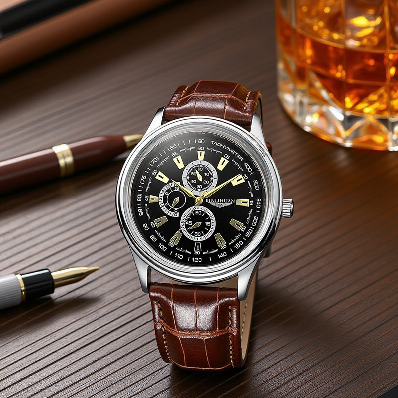 Argent Heritage Chronograph Watch Binlihuan
