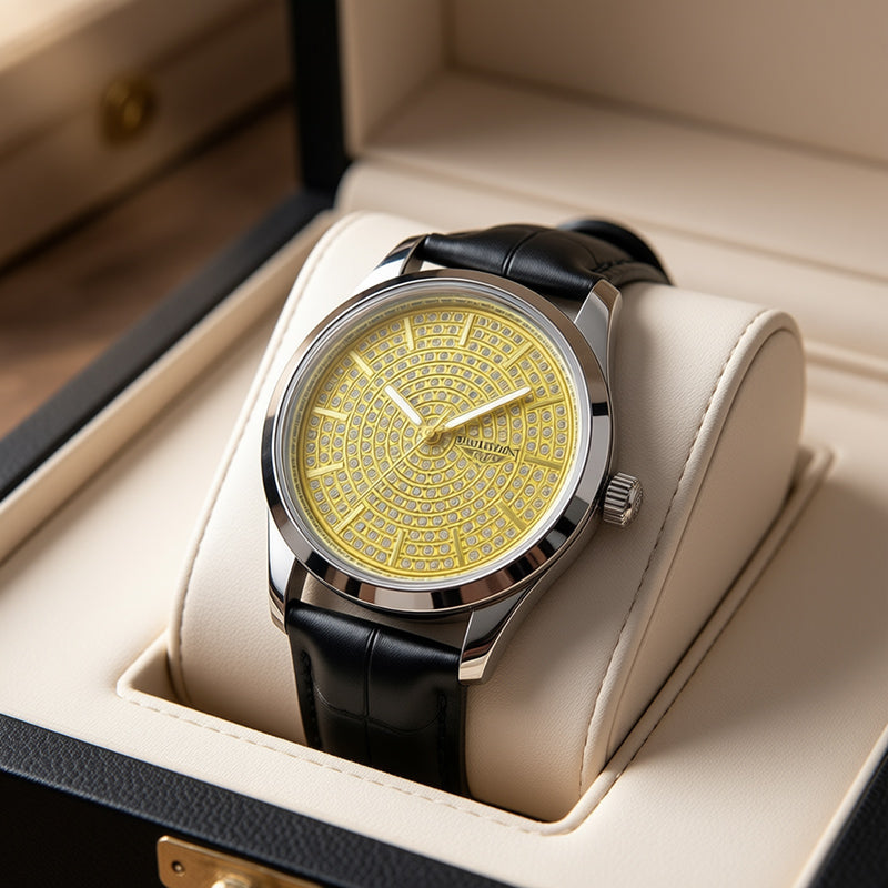 Monarch Noir Chronograph Watch Binlihuan